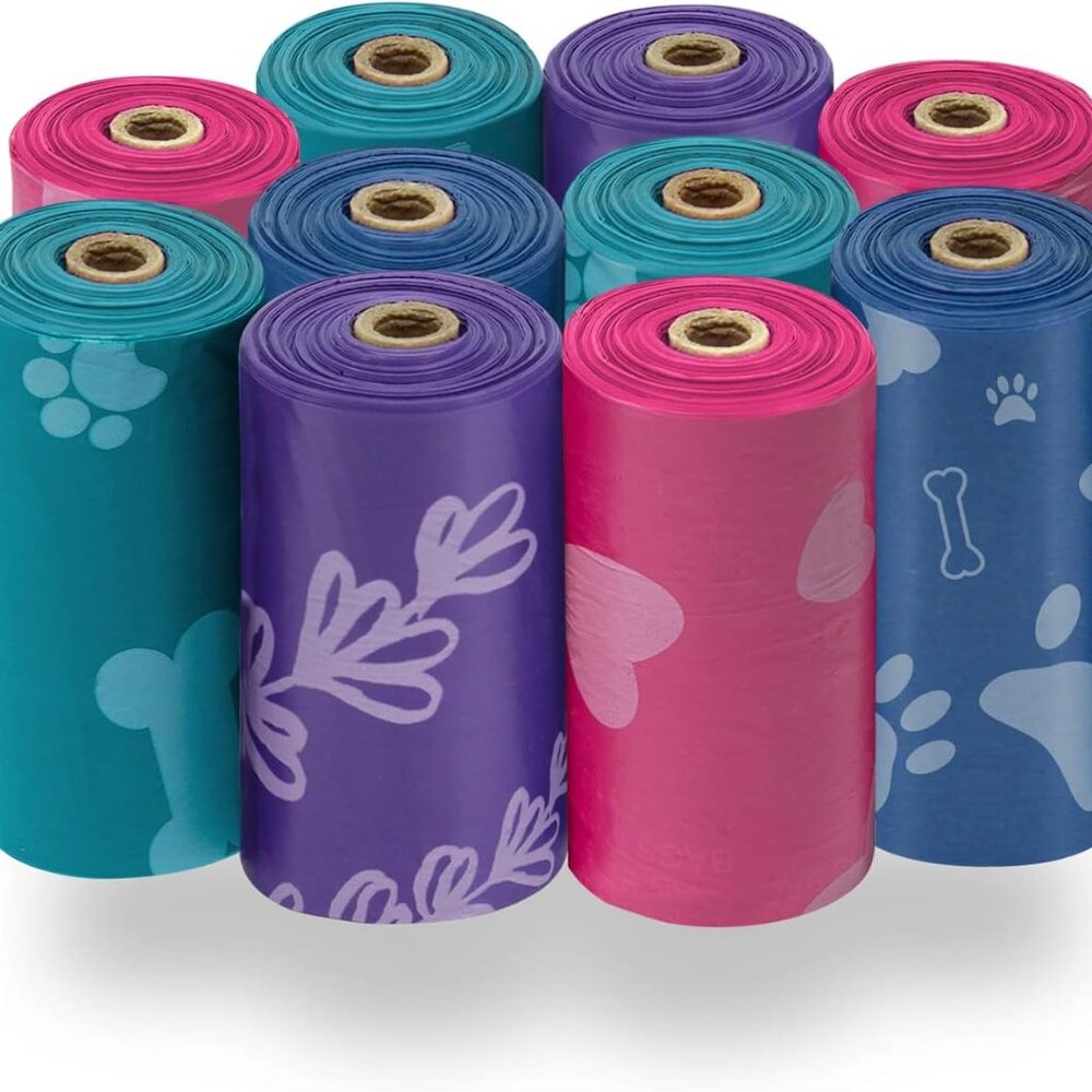 Best Pet Supplies Dog Poop Bags for Waste (150 Bags)